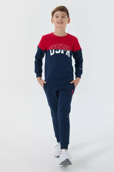 طقم بدلة رياضية رجالي كحلي