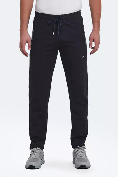 بنطال رياضي رجالي أزرق غامق بسحّاب وجيوب من OLI IN