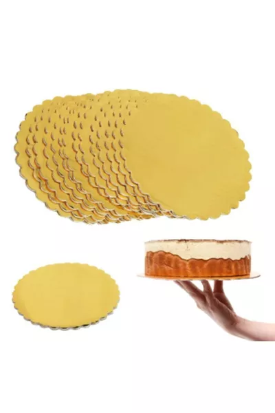 Cake Presentation Base  Pieces Gold Cake Paper  Cm Paper Cake Boards