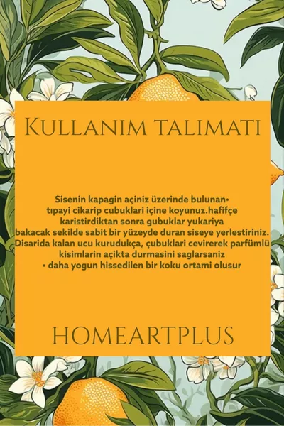 аромат для комнаты с цветком апельсина, эфирное масло бамбука,  мл