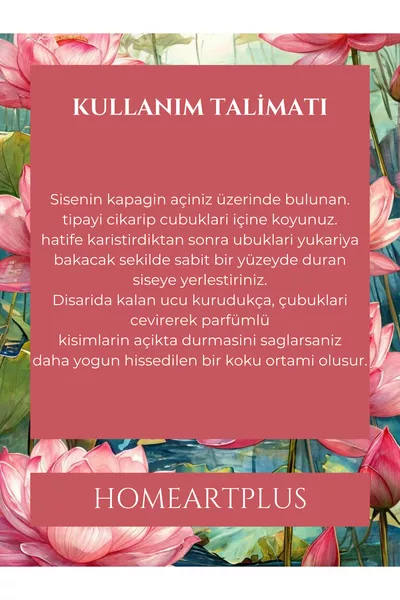 Lotusblüten-Raumduft Bambus ätherisches Öl  ml