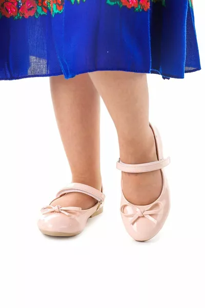 Ballerines Velcro Fille avec Bow