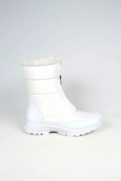 الجبهة سستة الفراء داخل أحذية الثلج للمرأة للماء