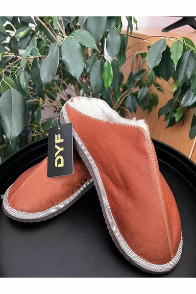 Maku Tan Color herenpantoffels