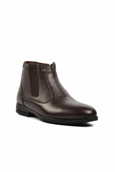 K Kaffee Herrenstiefel aus echtem Leder