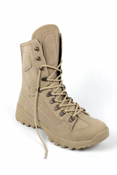 الدانتيل المتابعة كريم الجلود العسكرية في وقت مبكر الأحذية البريدية