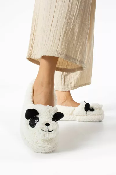 المرأة الشتاء أحذية المنزل الباندا البيت باندوف هدية باندوف البيت النعال