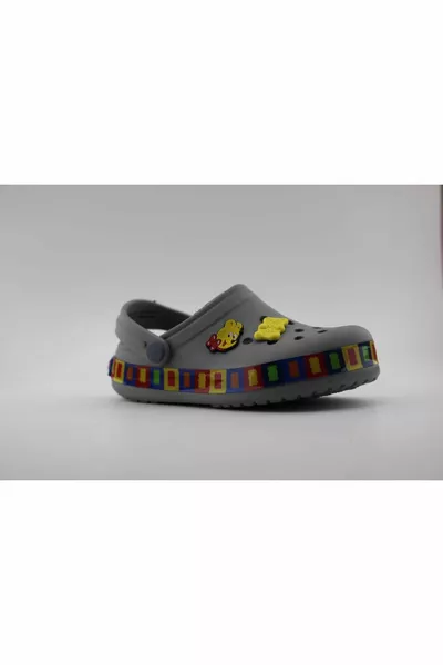 صندل رمادي للجنسين لفائف إيفا للأطفال