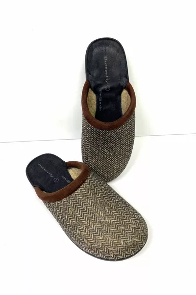 BUTTTERFLY العظام ضوء وحيد تصدير المنتج الرجال CHEGIZ BOĞÇA منزل النعال