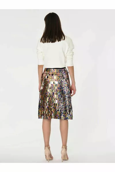 Цветна пола с пайети Стандартен цвят 