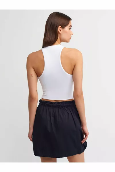  Cargo Pocket Skirt-Black