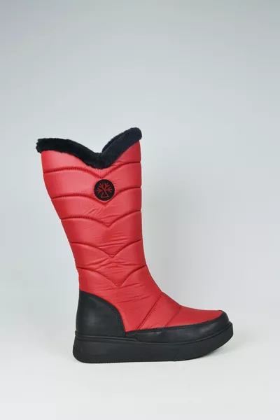 Waterproof Women's Snow Boots with Fur Inside with Zipper