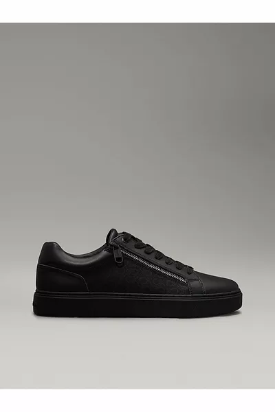 LOW TOP LACE UP W/ ZIP MONO