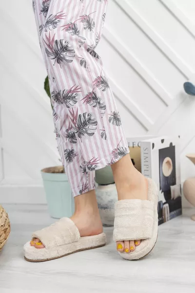 Modafrato  Външни дамски пантофи Зимни чехли