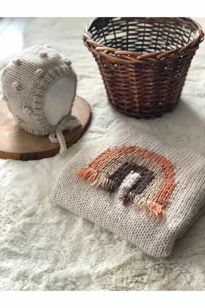 محبوك طفل أطفال قبعة صغيرة