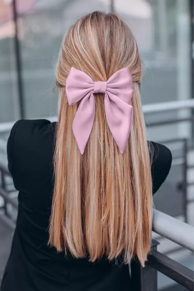 المرأة الساتان التلقائي القوس المشبك