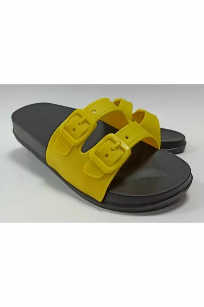 قاعدة تشريحية صفراء ناعمة بلاستيكية خفيفة للغاية تجمع النساء البحر بيتش هاوس ونعال الشارع إيفا