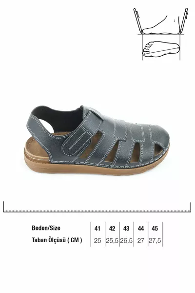 الصيف الرجال الفيلكرو قابل للتعديل الصنادل الوحيدة المريحة