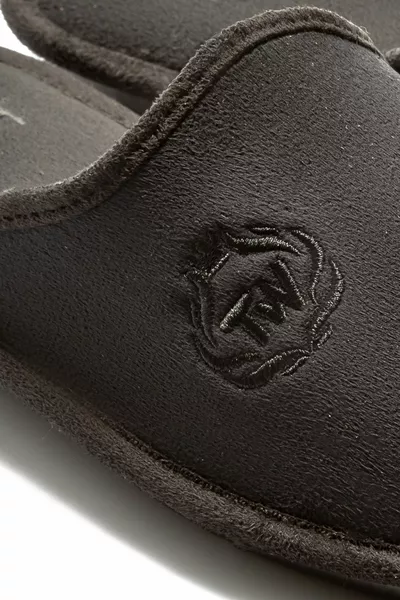 Mark Pantofole da casa da uomo nere /