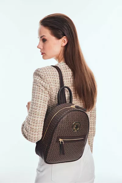 حقيبة ظهر نسائية قهوة  كلاسيك