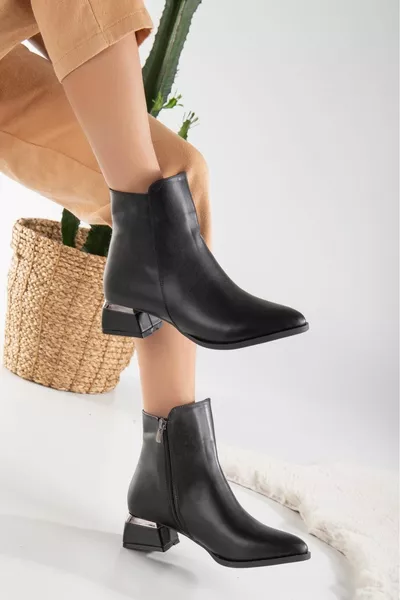 Let's Know  Daily Women's Boots Simple Heels 3 Cm