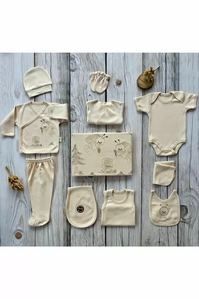 حديثي الولادة صبي فتاة مجموعة بدلة الطفل  قطعة العضوية 0-4 أشهر خروج المستشفى