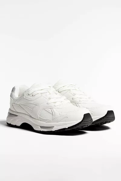 Suede Running Style Sneakers