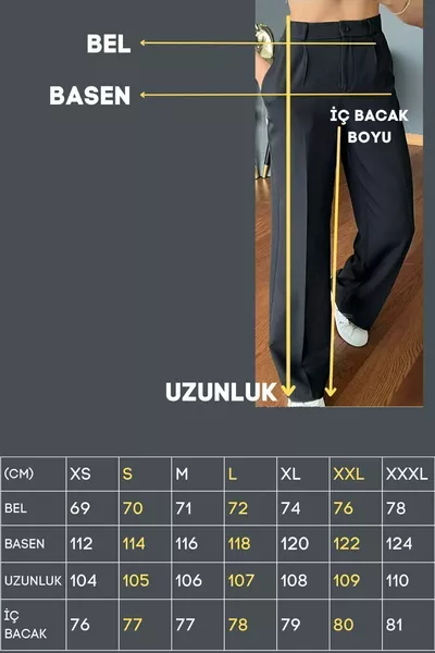 Pantalon Palazzo Oversize Coupe Originale