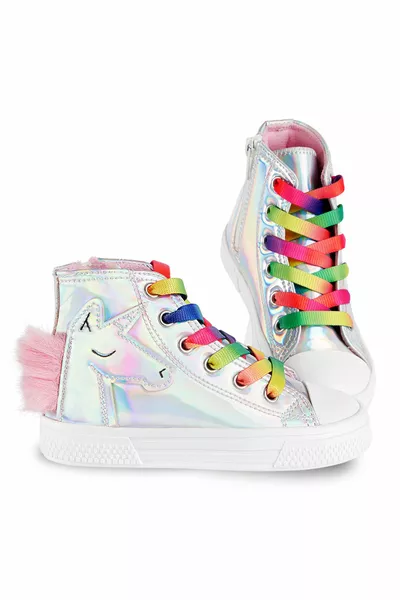 Licorne Hologramme Fille Baskets