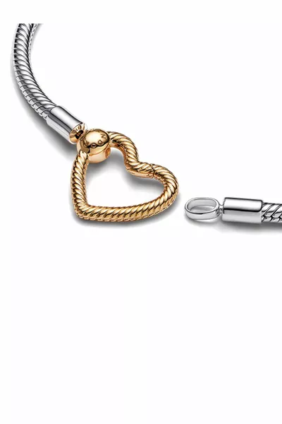 Гривна с верижка Moments Heart Lock