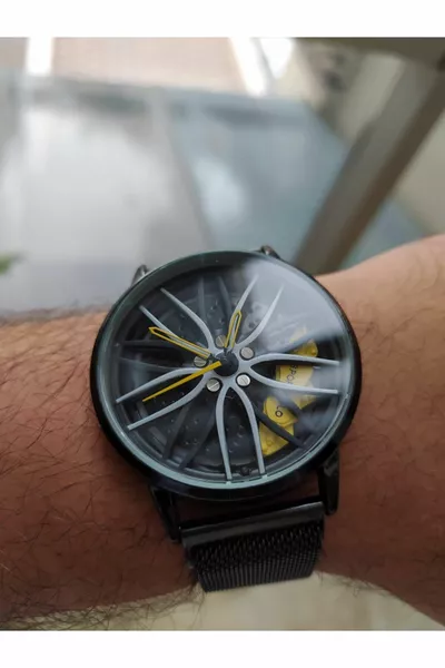 Модель автомобильного диска Мужские наручные часы