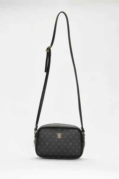 Черная женская сумка на плечо 