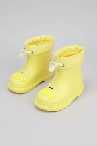 حذاء مطر أصفر للأطفال من Bimbi Hipo