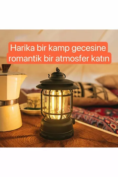 Ностальгический свет Регулируемый светодиодный кемпинговый фонарь