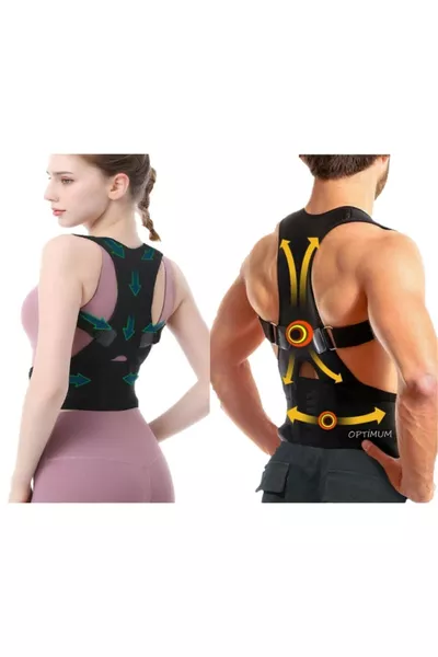 Corset orthopédique magnétique pour maintenir une posture droite, prévenir la cambrure et soutenir le dos, la taille et les épaules
