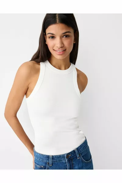 3-delige Haltertop Set (WIT, ZWART, CAMEL)