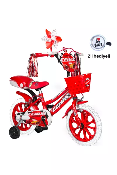 دراجة هوائية بعجلات  للأطفال من عمر 3-6 سنوات صنع محلي مع جرس كهدية