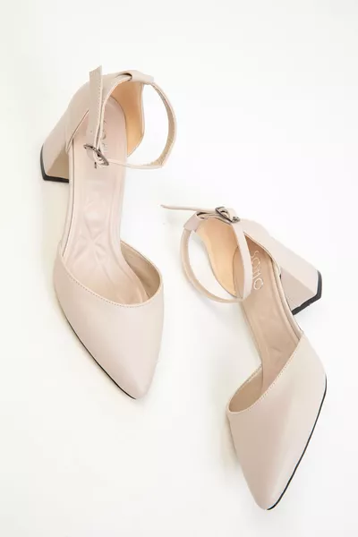 حذاء كلاسيكي بكعب عالي نسائي من تين 