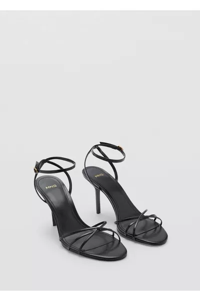 Strappy heeled sandals