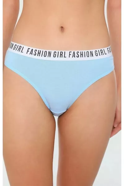 6'lı Paket Çok Renkli Fashion Girl Kadın Slip Külot