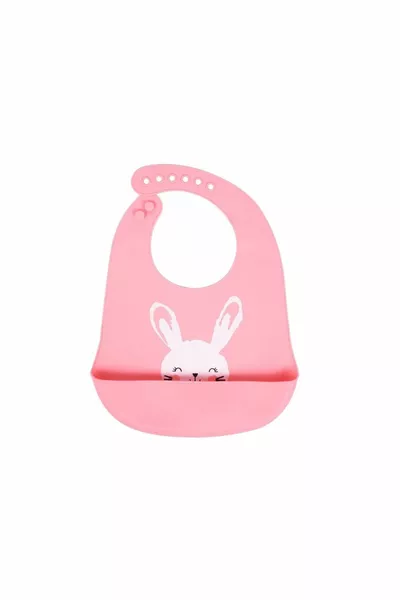 مريلة رضاعة من السيليكون بنقوش