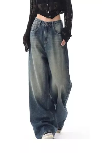 Дънки K с широки джобове и изцяло рециклирана материя