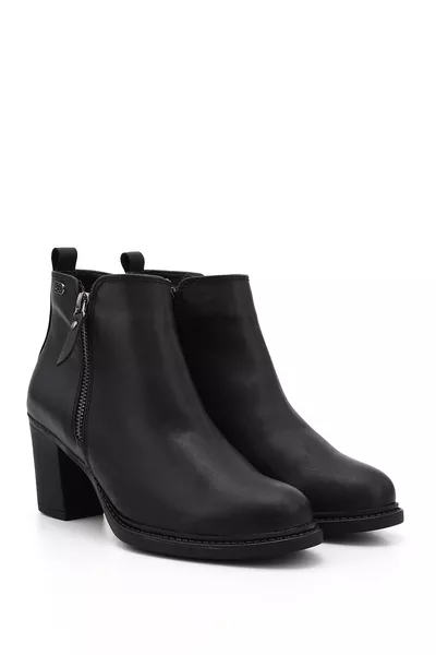 Damen / Mädchen Schwarze Spitz zulaufende Gummisohle Stiefel mit Absatz und Quasten, Damenschuhe für den Alltag 