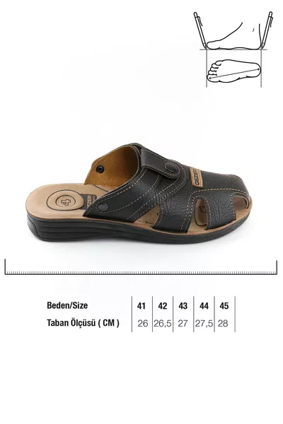 Men's Summer Snap Adjustable Slip-On Sandals
