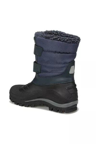 حذاء ثلجي أزرق داكن للأطفال من الذكور