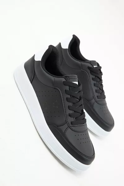 Black and White Women's Sneakers 