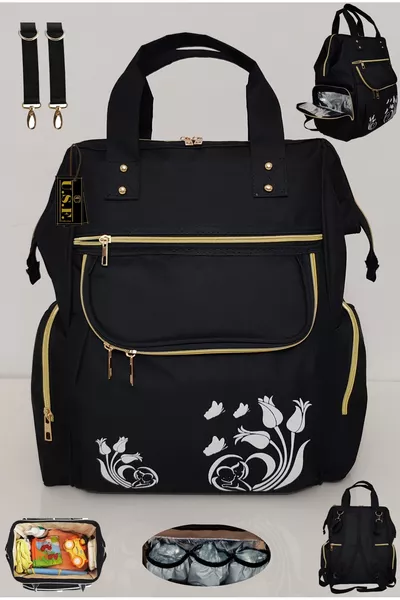 Borsa Organizer per Cura del Bambino, Zaino di Lusso Multifunzionale per Mamma e Neonato