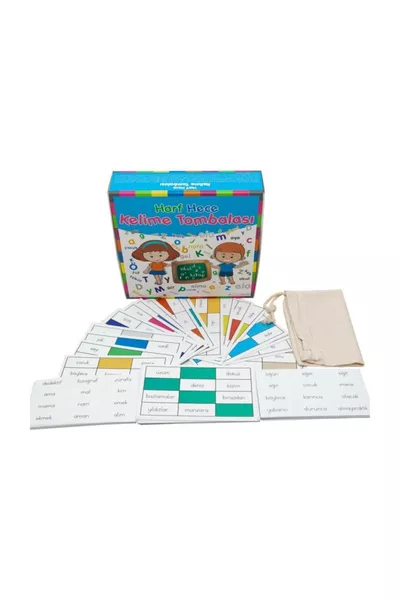 Bingo di Lettere, Sillabe e Parole - Gioco per Imparare a Leggere