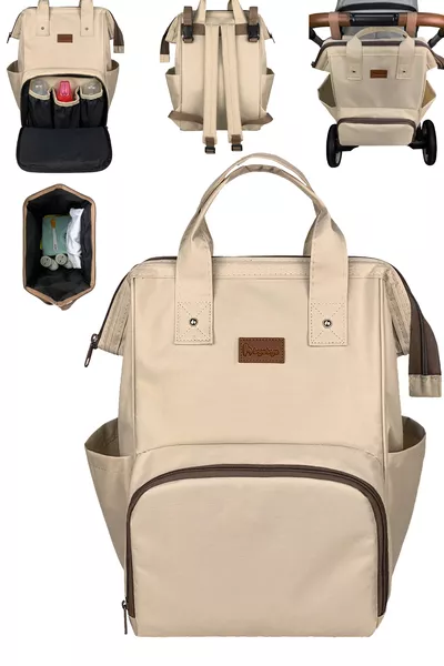 Silver Anne Baby Verzorging Rugzak-beige