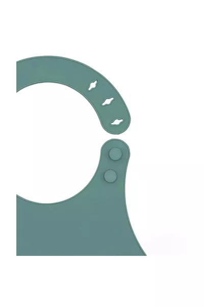 Bavaglino Mini in Silicone Menta